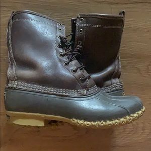 LL Bean boots 10” shearling-lined